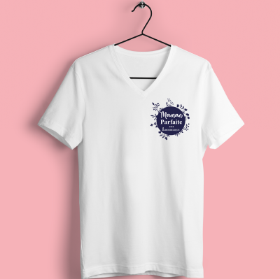 TEE-SHIRT "MAMAN PARFAITE & BORDÉLIQUE"