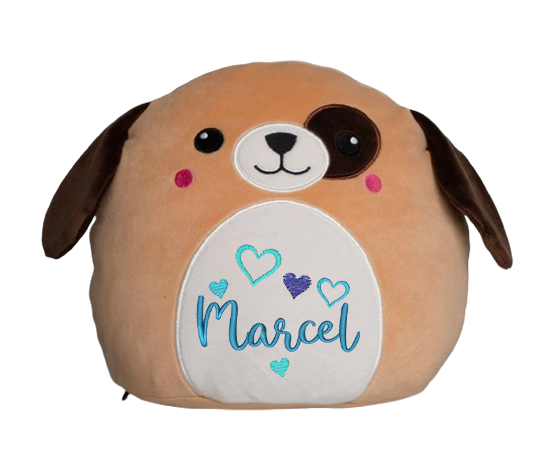 PELUCHE CHIEN RONDE PERSONNALISABLE