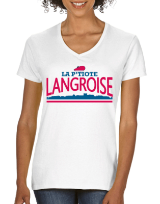 TEE-SHIRT " LA P'TIOTE LANGROISE"