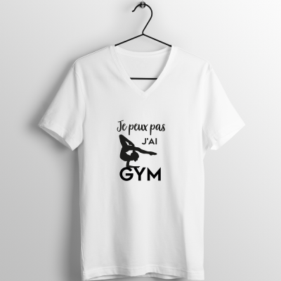 TEE-SHIRT "JE PEUX PAS J'AI GYM" (SOL)