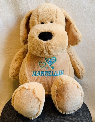 PELUCHE CHIEN PERSONNALISABLE