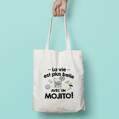 TOTEBAG "MOJITO"