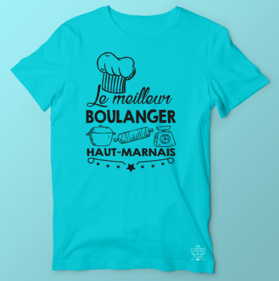 TEE-SHIRT  "LE MEILLEUR BOULANGER HAUT-MARNAIS"