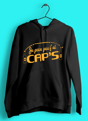 SWEAT "JE PEUX PAS J'AI CAP'S"