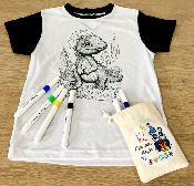 T-SHIRT ENFANTS À COLORIER 