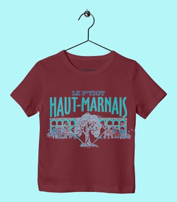 TEE SHIRT ENFANT "LE P'TIOT HAUT MARNAIS V1"