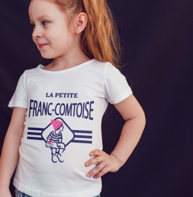 TEE SHIRT ENFANT " LA PETITE FRANC COMTOISE"