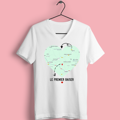 TSHIRT FEMME "LE PREMIER BAISER"