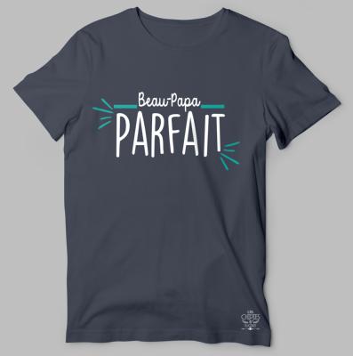 TEE-SHIRT  "BEAU PAPA PARFAIT"