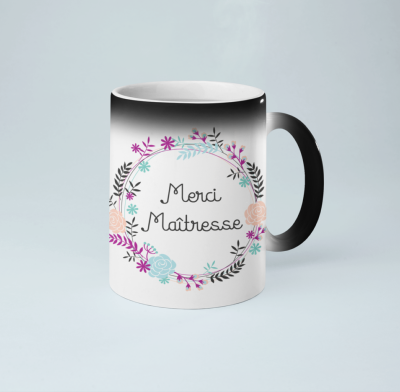 MUG MAGIQUE "MERCI MAÎTRESSE"