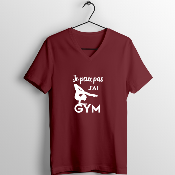 TEE-SHIRT "JE PEUX PAS J'AI GYM" (SOL)