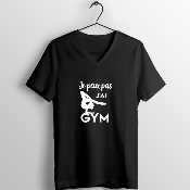 TEE-SHIRT "JE PEUX PAS J'AI GYM" (SOL)