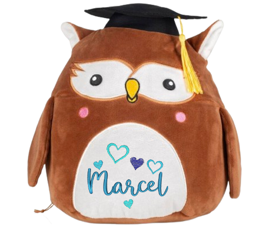 PELUCHE HIBOU PERSONNALISABLE