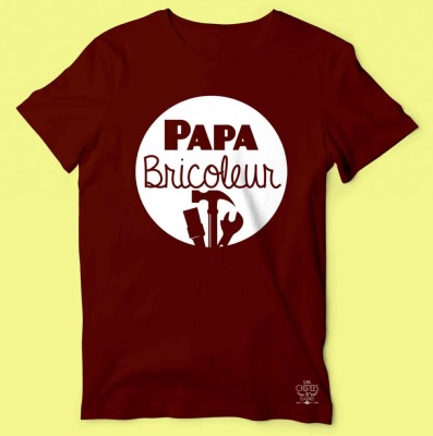 TEE-SHIRT  "PAPA BRICOLEUR"