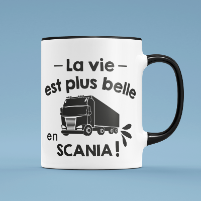 MUG "LA VIE EST PLUS BELLE EN SCANIA"