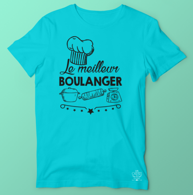 TEE-SHIRT  "LE MEILLEUR BOULANGER"