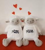 PELUCHE MOUTON "TOUS PAYSANS" 