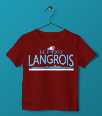 TEE SHIRT ENFANT "LE P'TIOT LANGROIS V2"