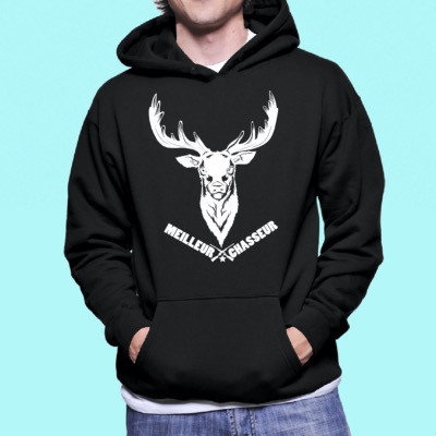 SWEAT "MEILLEUR CHASSEUR" CERF