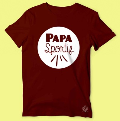 TEE-SHIRT  "PAPA SPORTIF"