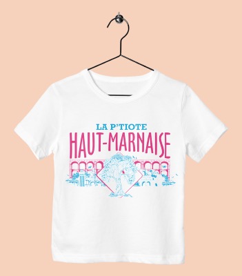 TEE SHIRT ENFANT "LA P'TIOTE HAUT-MARNAISE V1"