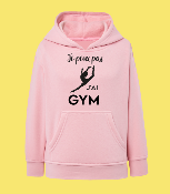 SWEAT ENFANT " JE PEUX PAS J'AI GYM" (SAUT)