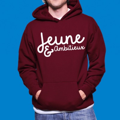 SWEAT " JEUNE & AMBITIEUX "