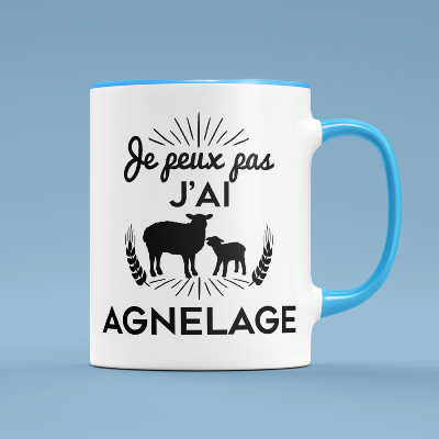 MUG "JE PEUX J'AI AGNELAGE"